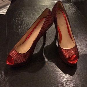 Enzo Angiolini Red High Heels 👠